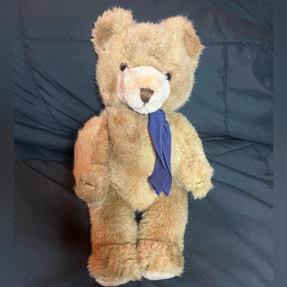 Vintage Schmid Musical Teddy Bear Plush Wind Up 1984 Gordon‎ Fraser Jointed 17"